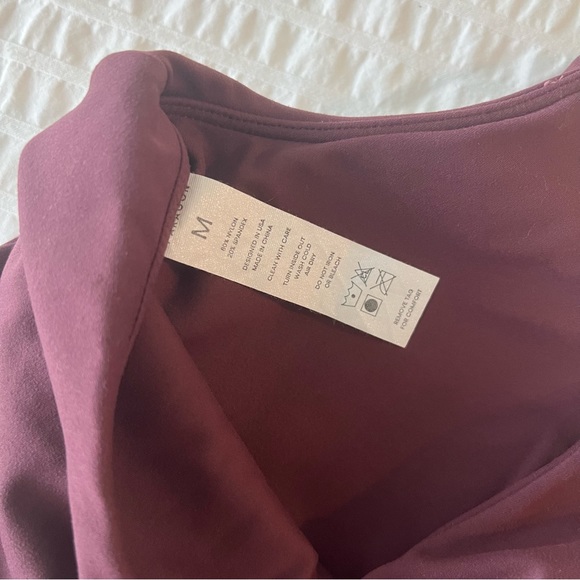 Paragon Fitwear Maroon Crop - Picture 3 of 3